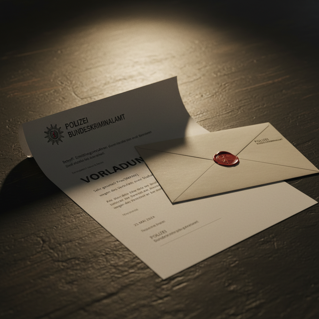 Vorladung von der Polizei